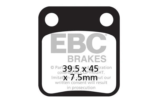 Ebc Sfa-hh Series Sintered Brake Pads For Scooters - Front & Rear