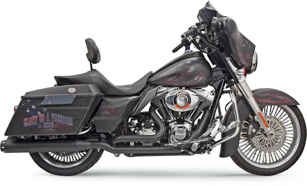 Bassani Xhaust True-dual Down Under Avgasrör för '95-'16 Harley