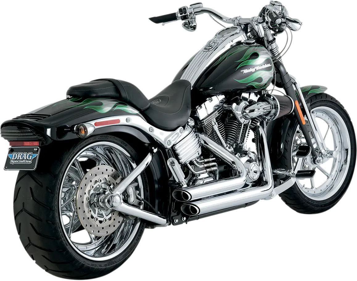 Vance & Hines Shortshots Staggered Avgassystem