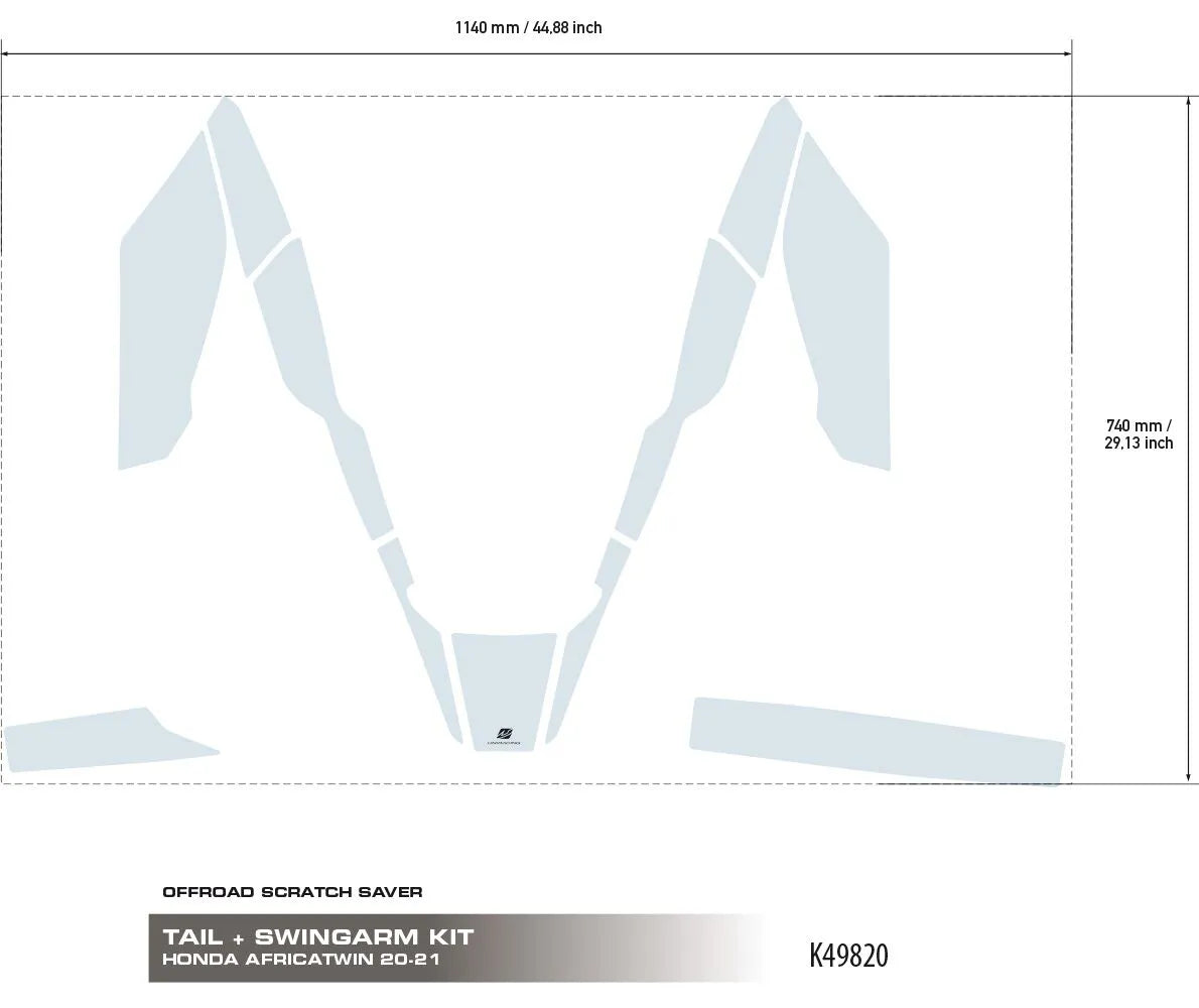 Uniracing Scratch Saver For Honda - Clear Vinyl