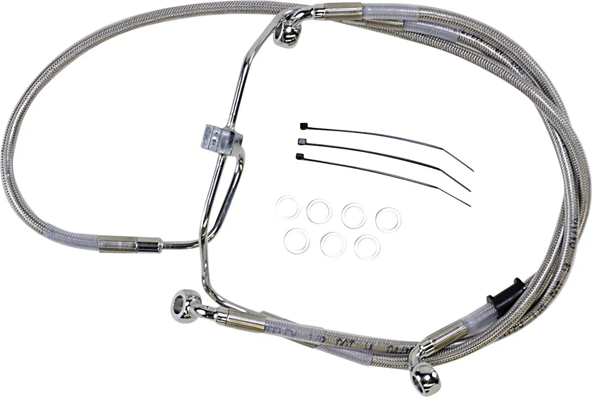 Drag Specialties Förlängd Bromsslang Kit (Non-abs)