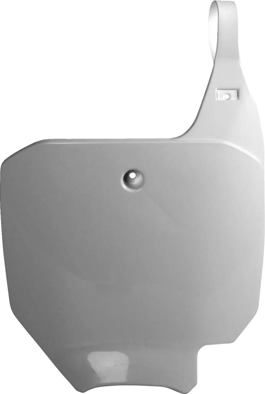 Polisport Front Number Plate - White