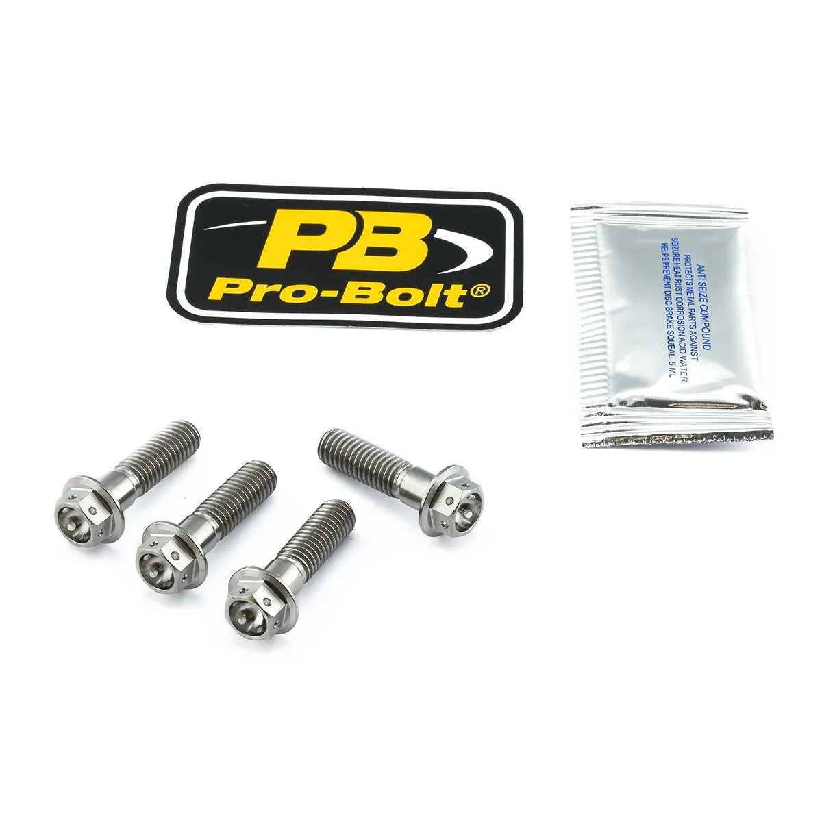 Pro Bolt Titanium Clip-on / Handle Bar Mount Bolt Kit