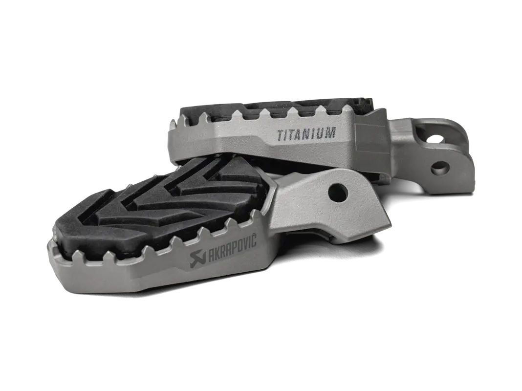 Akrapovic Titanium Foot Pegs for CFMOTO 450MT 700MT 800MT