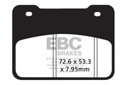 Ebc Sfa-hh Sintermetall Scooter Bromsbelägg För Förbättrad Bromsning - Fram