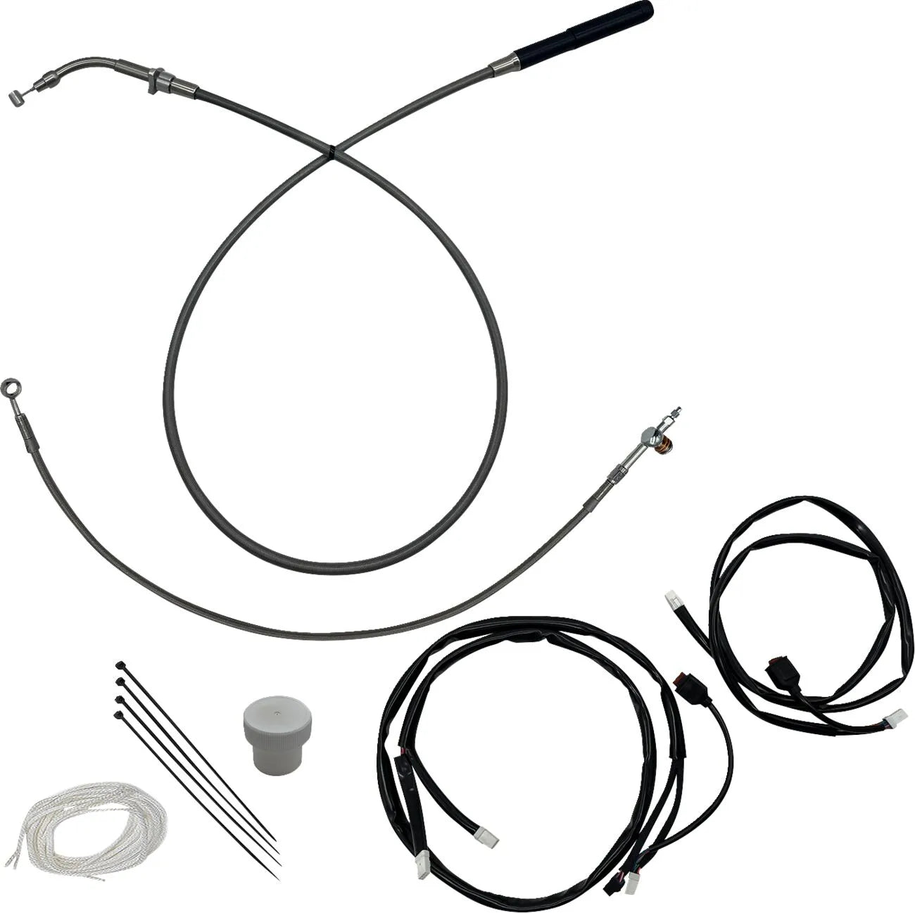 Fat Baggers Inc. EZ Install Handlebar Cable Kit for 16" Ape