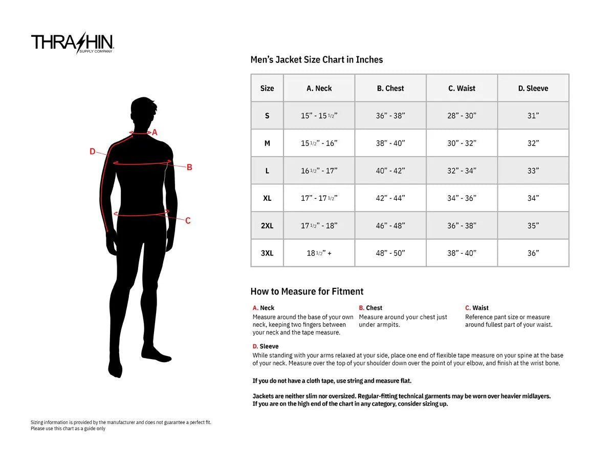 Thrashin Supply Co. Mission Waterproof Rain Jacket - Black/Gray