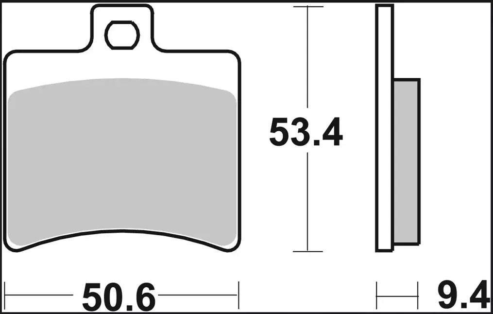 Brembo XS Prime Line Sintered Brake Pad for Maxiscooters