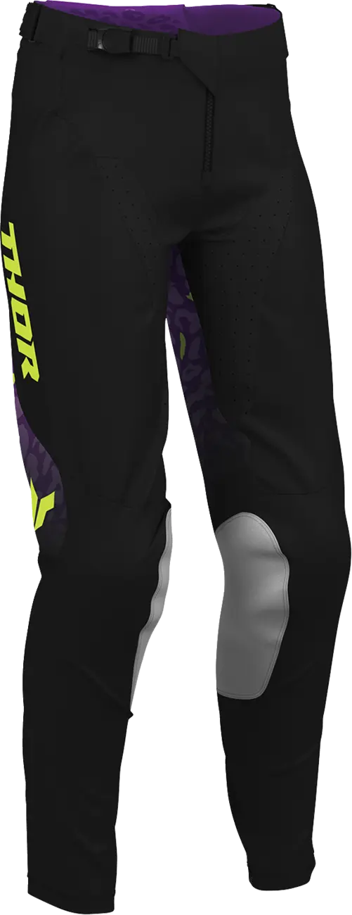 Thor Women's Launchmode Spotted Pants Black/Purple