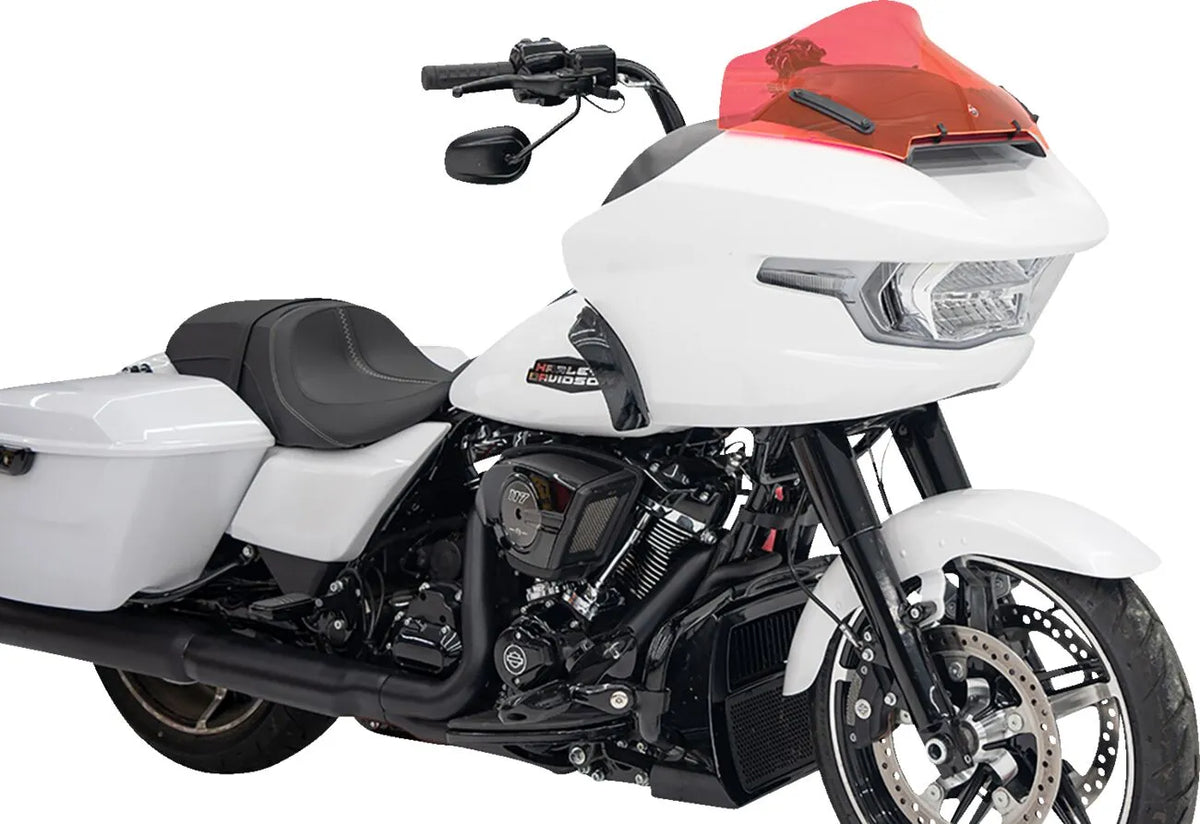 Klock Werks Kolor Flare Windshield - 10" - Pink Ice - KWW-01-0710