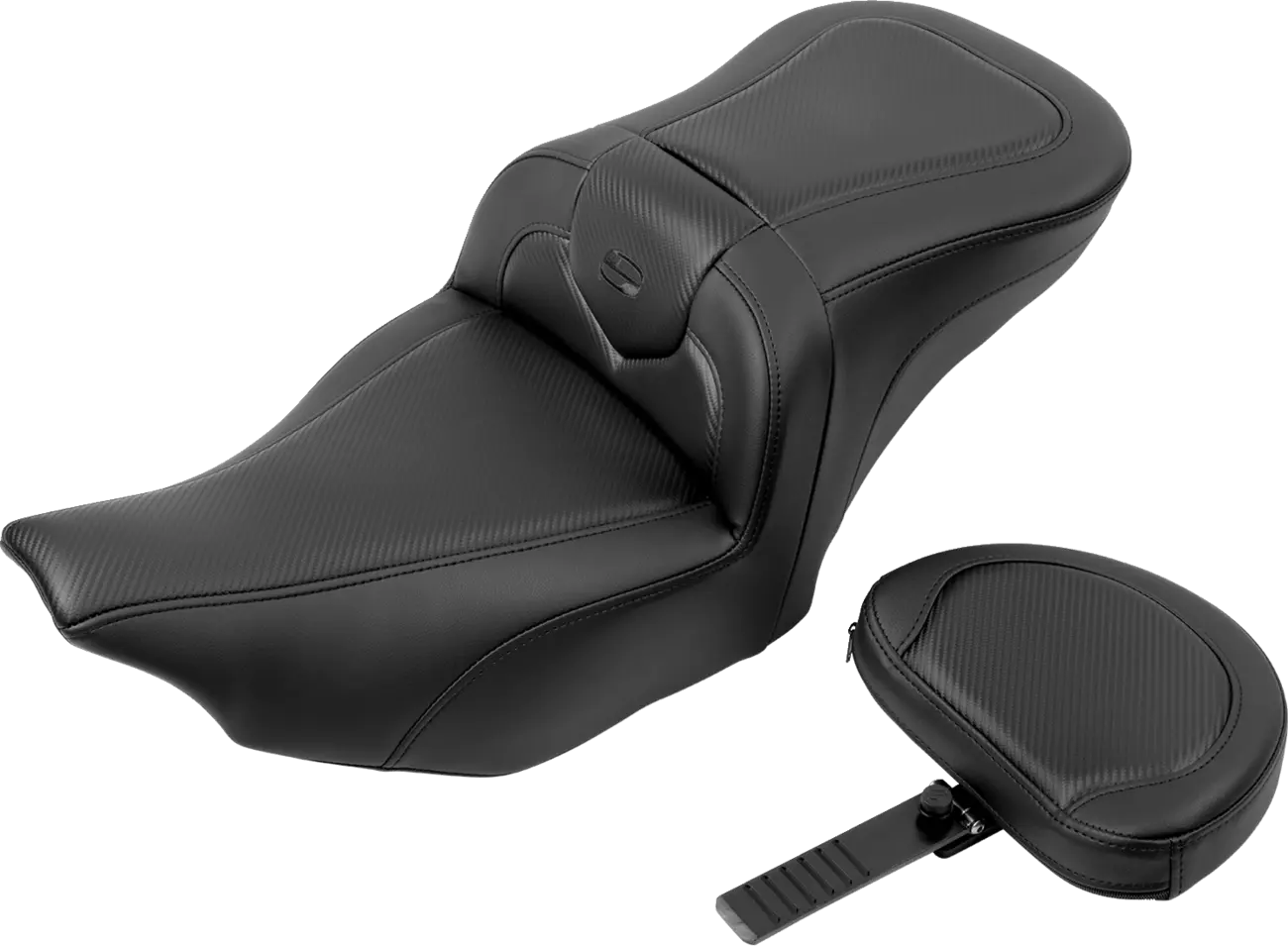 Saddlemen Roadsofa Carbon Fiber Seat - For Harley Davidson
