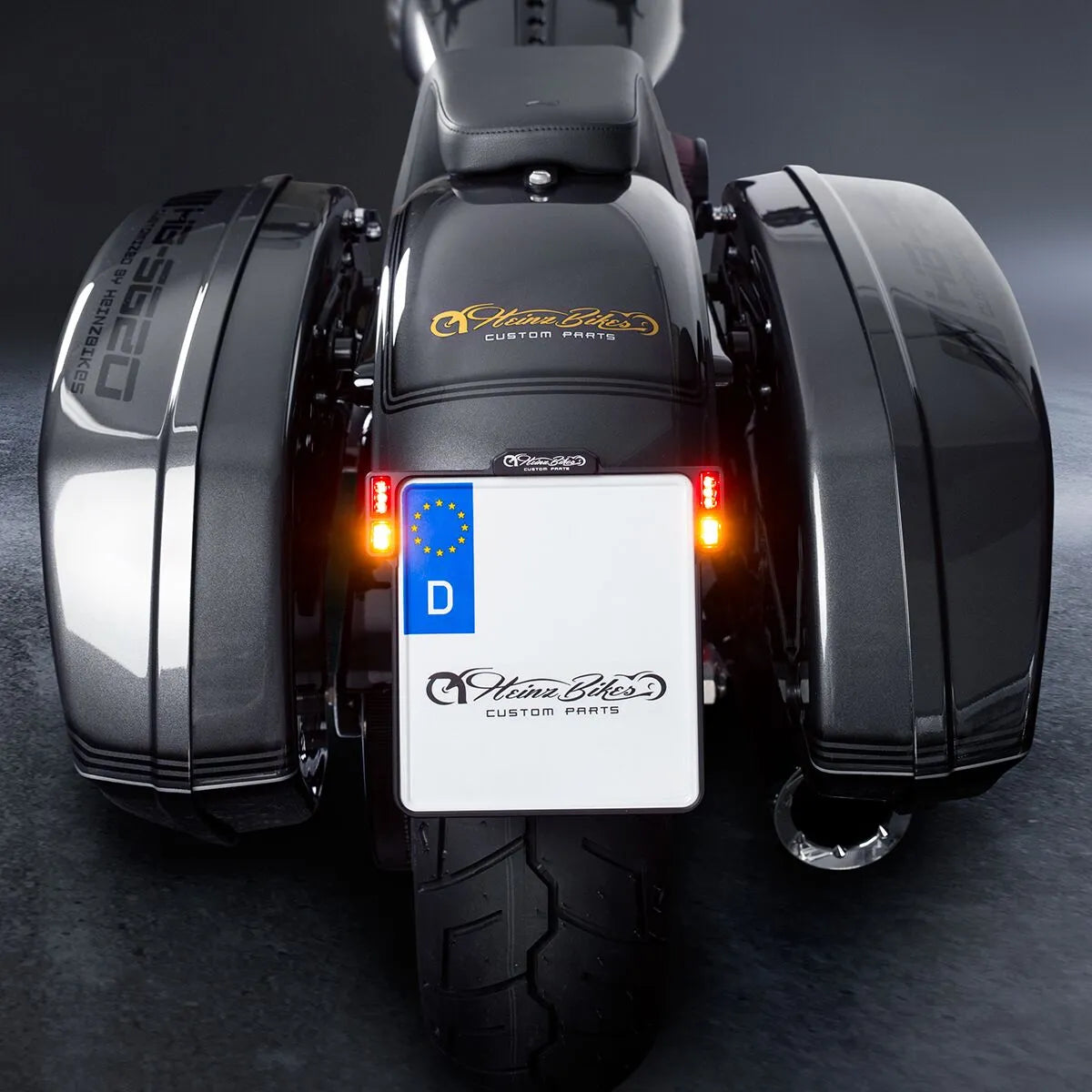 Heinz Bikes All-in-one 2.0 License Plate Holder - Chrome