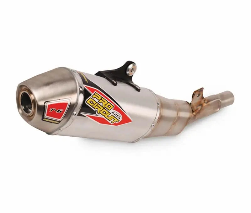 Pro Circuit T-6 Rostfritt Stål Slip-On Ljuddämpare