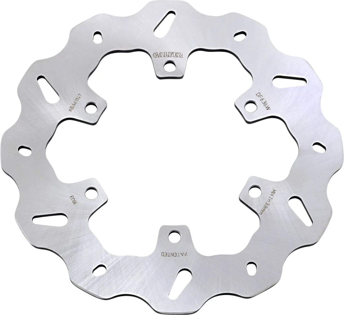 Galfer Brake Rotor For Motorcycles - Stainless Steel - Rear