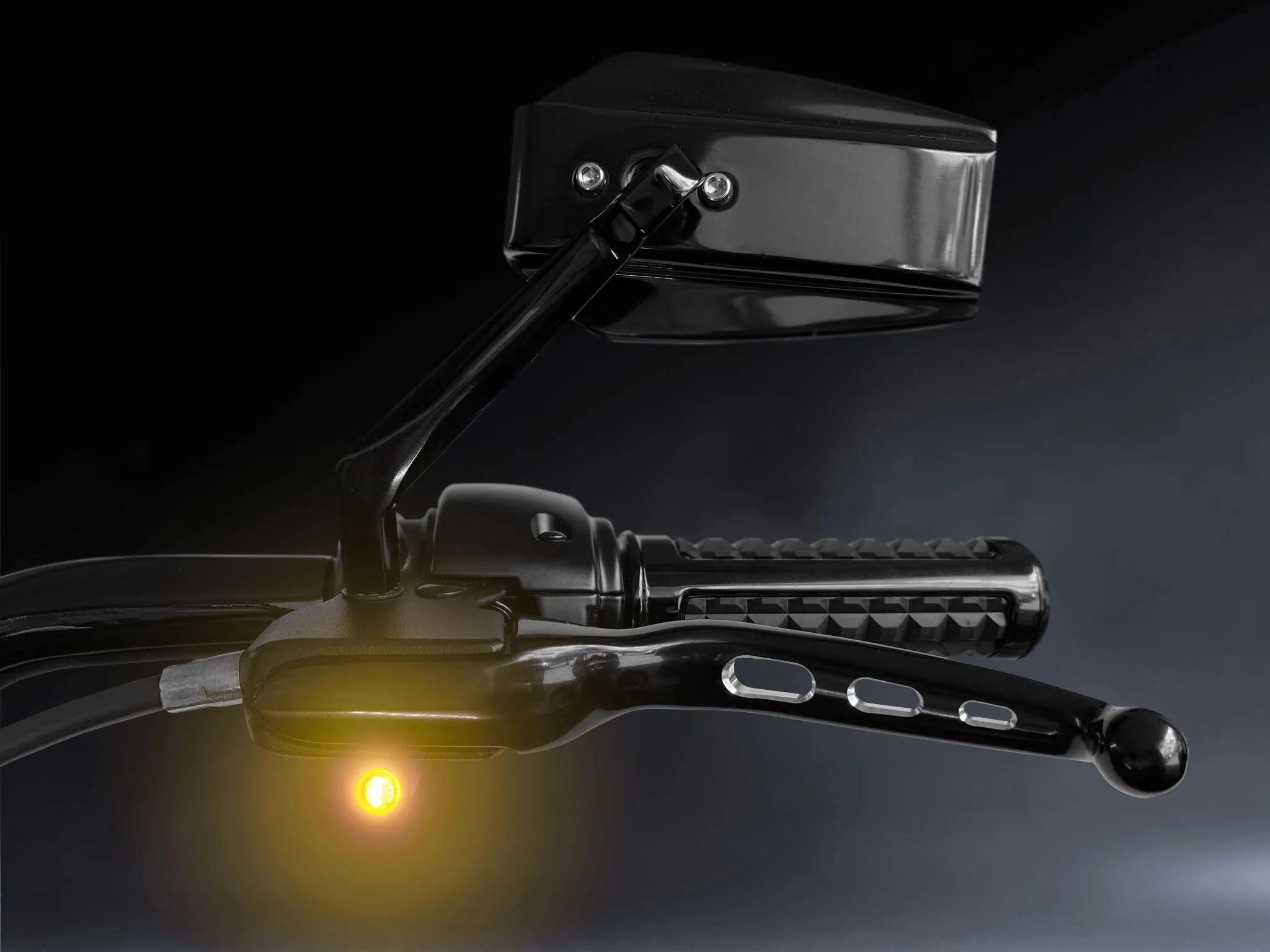 Heinz Bikes Nano Handlebar Turn Signals - Chrome