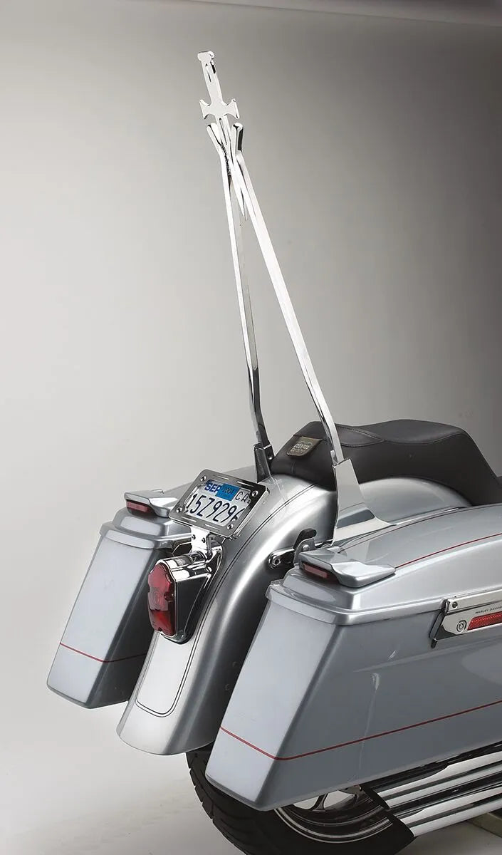 Cycle Visions Daggertude Sissy Bar - Chrome, 30"