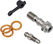 Goodridge Banjo Bolt Med Luftningsnippel M10 X 1.25
