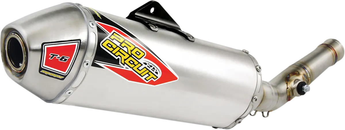 Pro Circuit T-6 Rostfri Slip-On Avgasrör