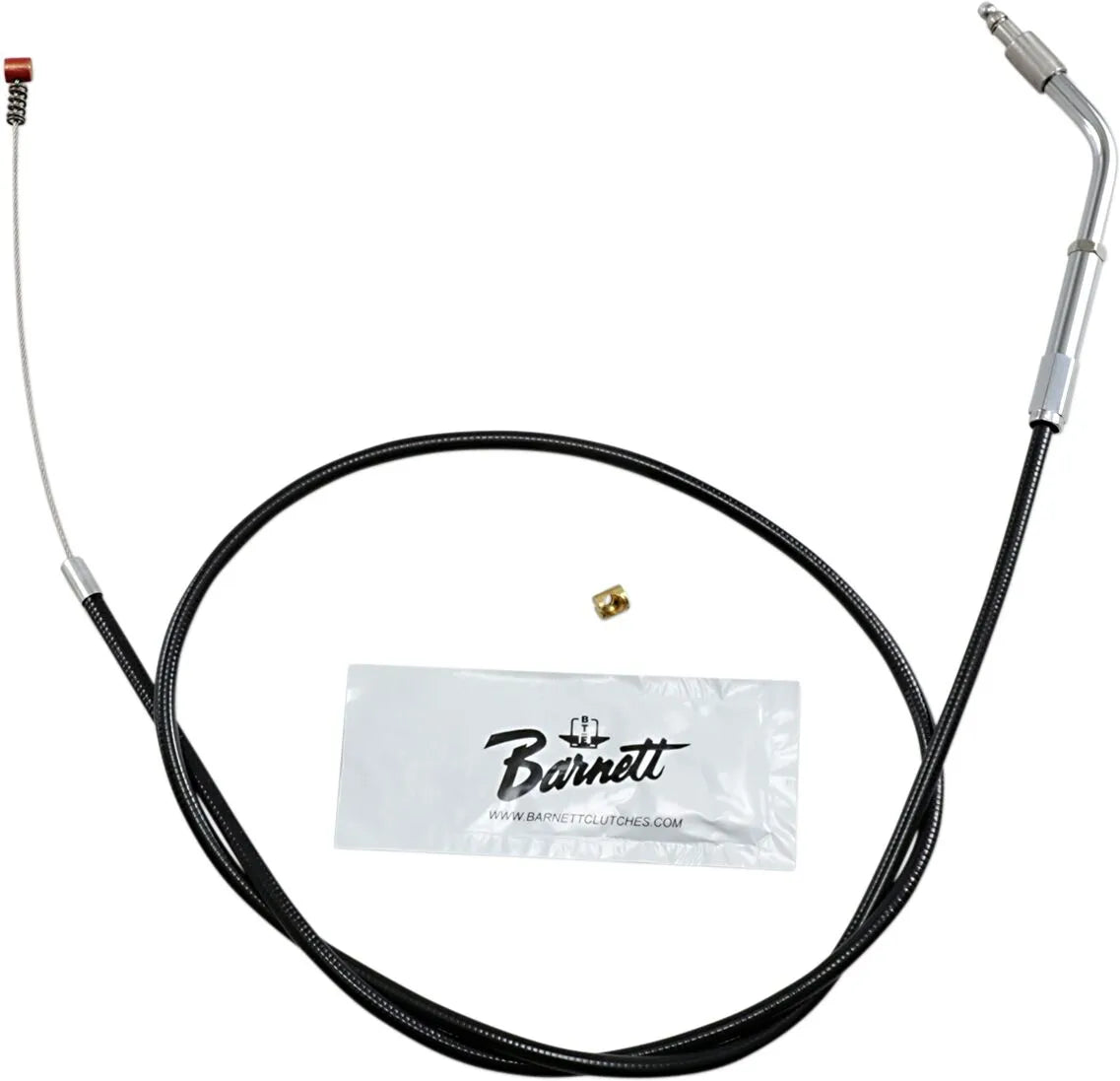 Barnett Black Vinyl Throttle/Idle Cable for Sportster 1996-2003