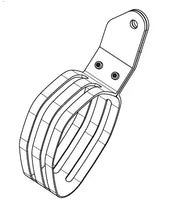 Akrapovic Ljuddämparfäste