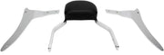 Cobra Square Sissy Bar Kit - Chrome Steel