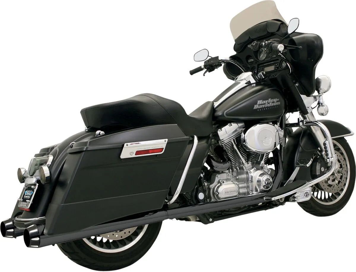 Bassani Xhaust Megaphone Slip-On Ljuddämpare Svart Stål