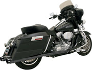 Bassani Xhaust Megaphone Slip-on Mufflers Black Steel