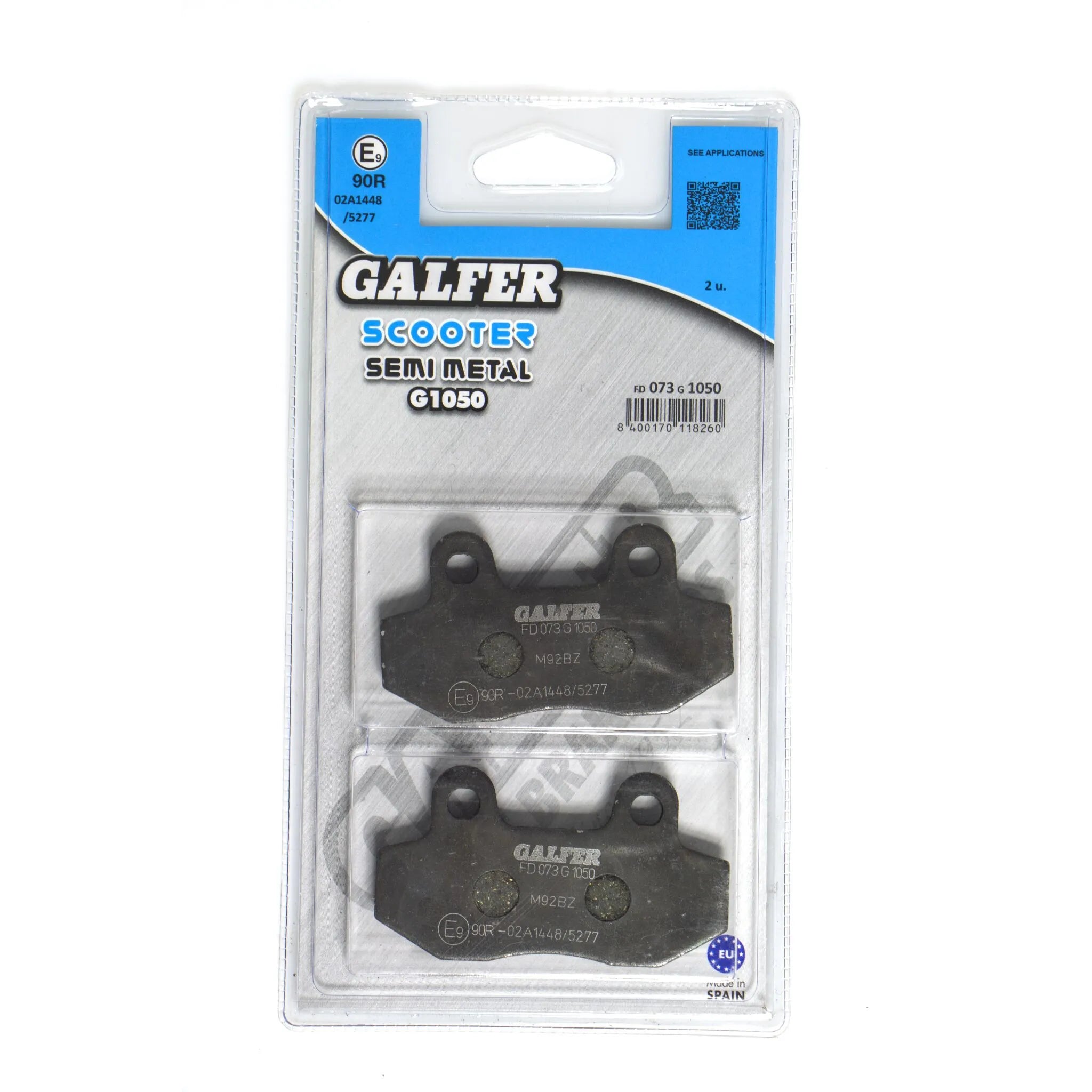 Galfer Semi-metallic Brake Pads For Oem Replacement - Front & Rear