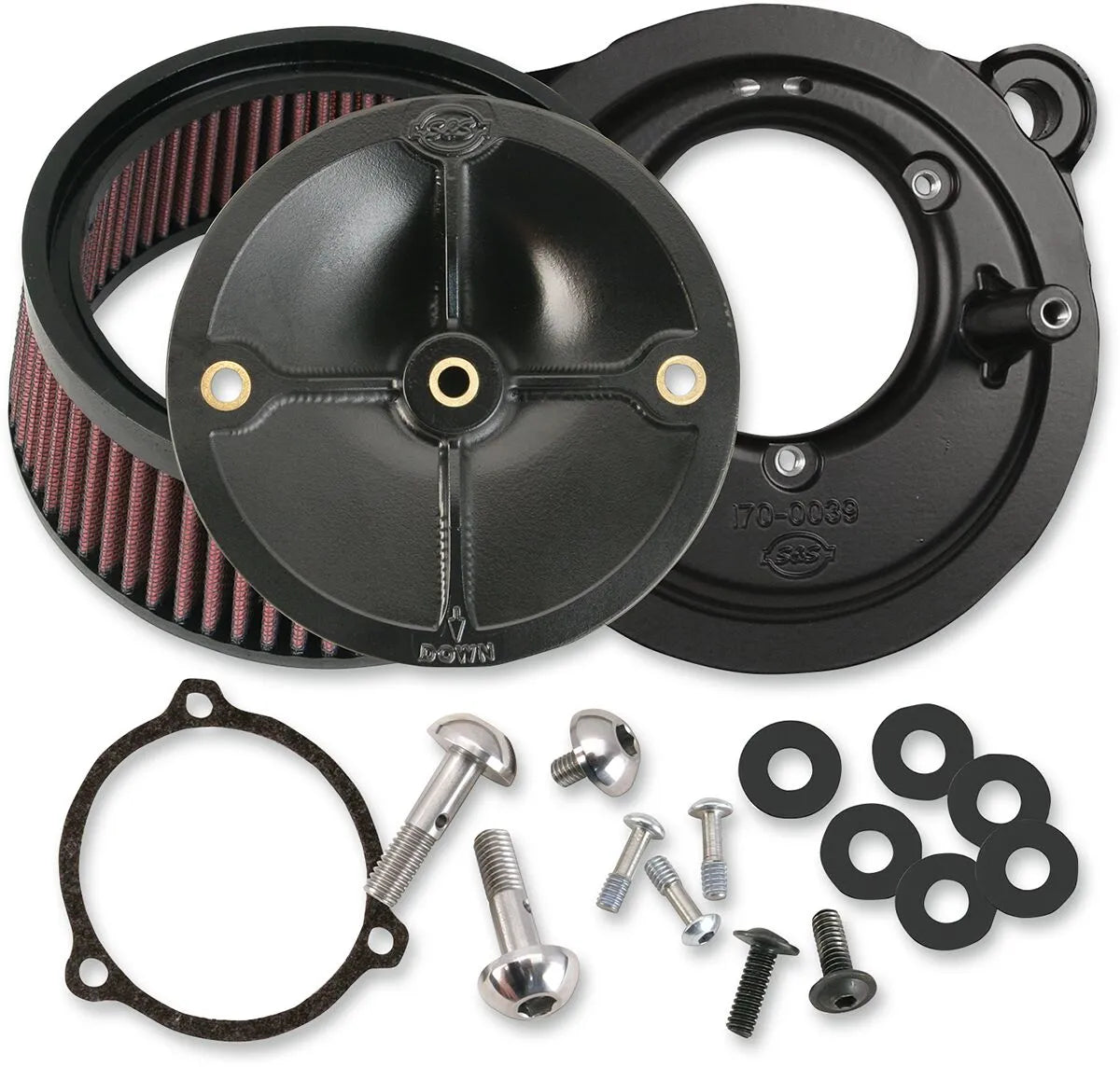 S&s Cycle Super Stock™ Stealth Air Cleaner Kit