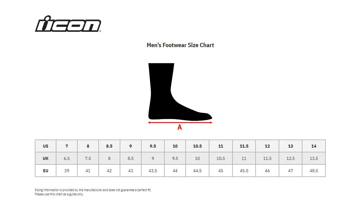 Icon Overlord Vented Boots Grey