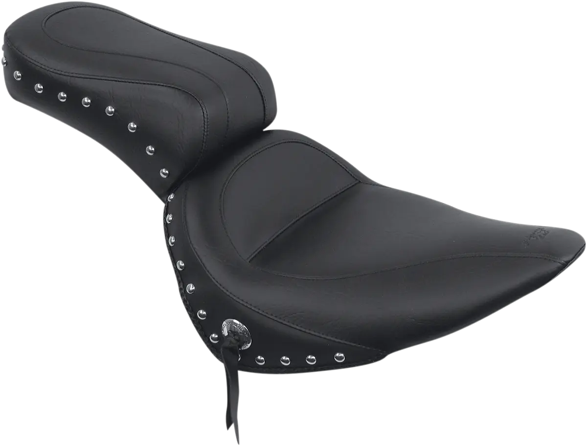 Mustang Studded 2-up Seat - For Harley Davidson