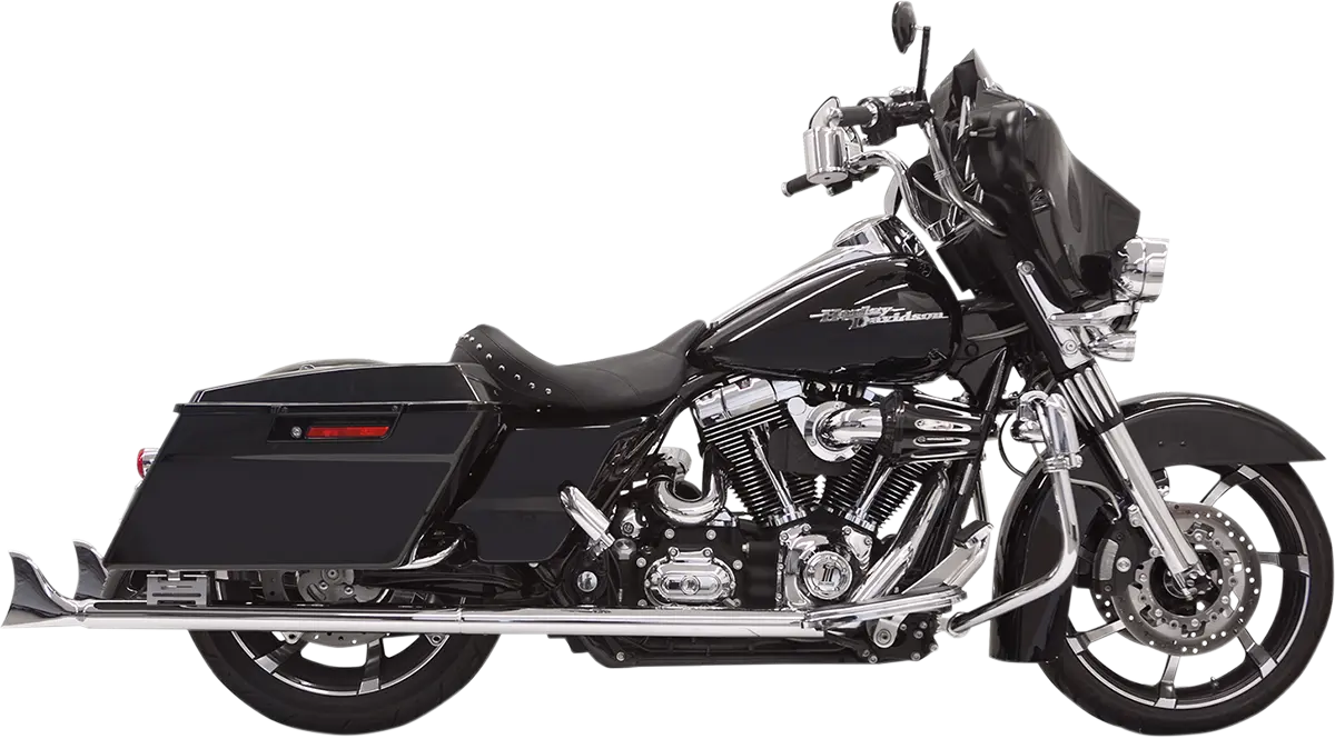 Bassani Xhaust Fishtail Slip-on Ljuddämpare Krom