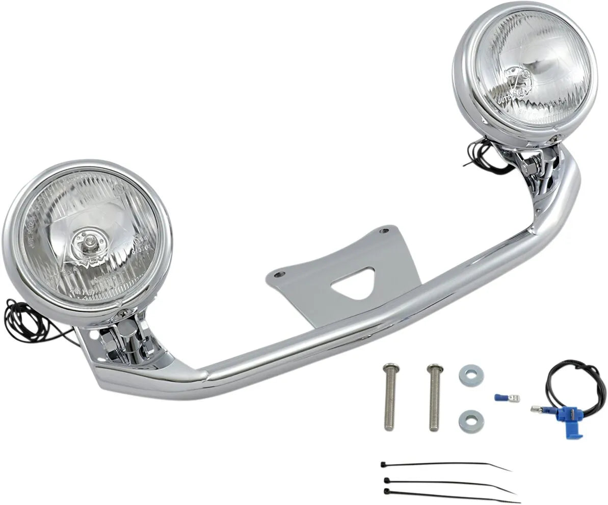 Cobra Lightbar With Spotlight - Chrome