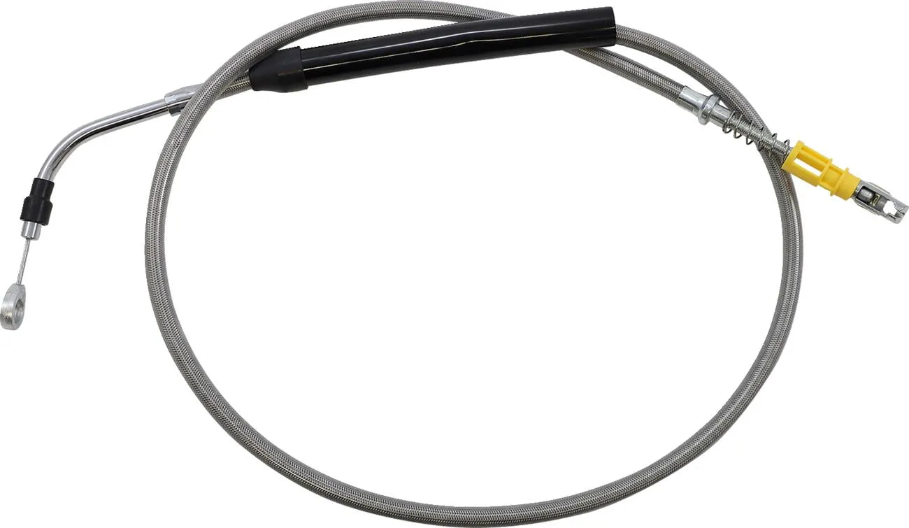 La Choppers Stainless Steel Braided Clutch Cable for Ape Hangers