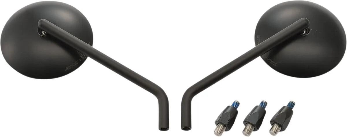 Daytona Steel Abs Mirror - Black, Ece-approved