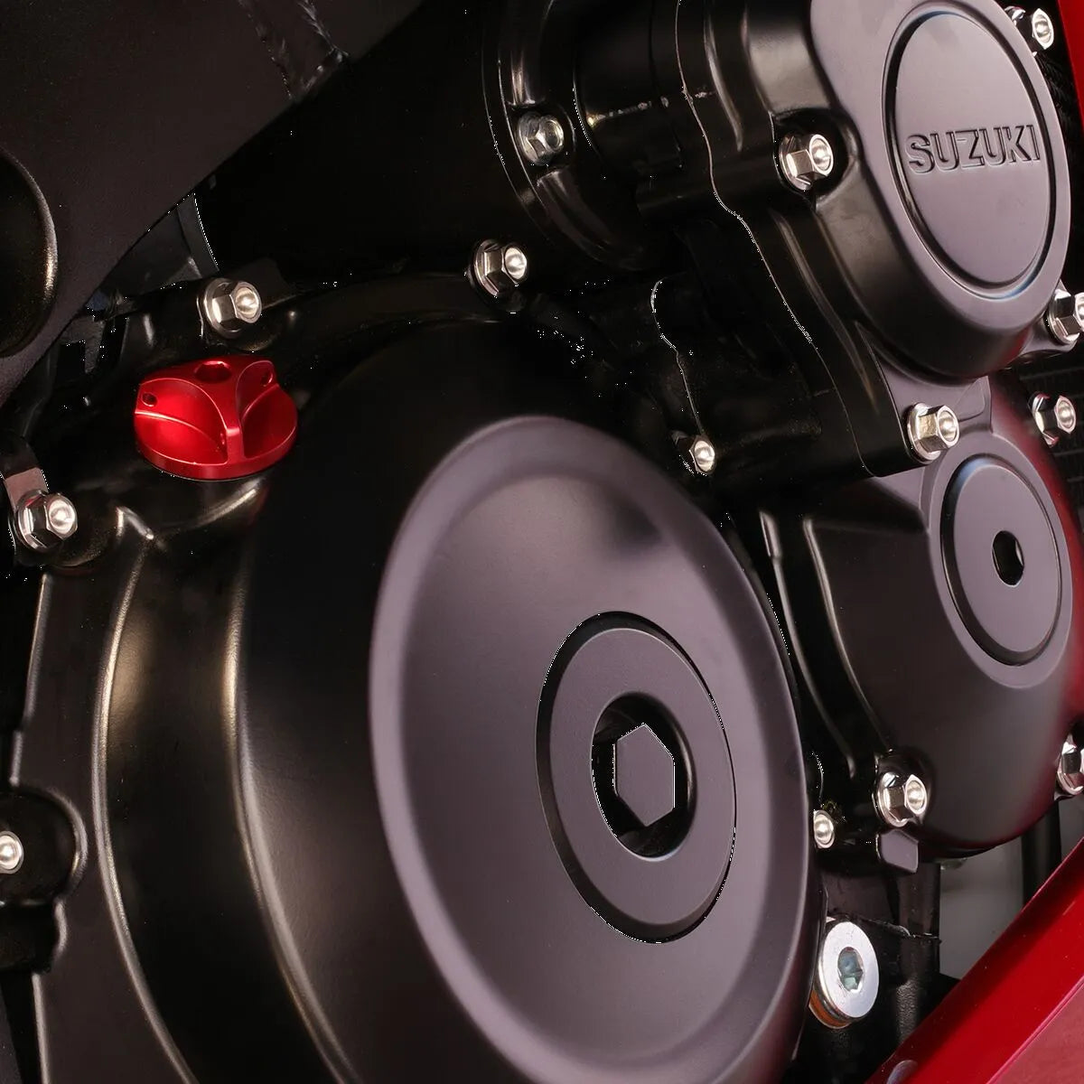 Pro Bolt Aluminium Oil Filler Cap - Red