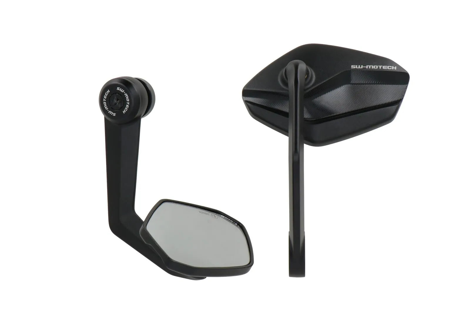 Sw-motech Bar End Mirrors - Black Anodized Aluminum