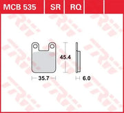 Trw All Round Sintrade Metall Bromsbelägg - Fram & Bak
