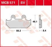 Trw Sv Series Sintered Brake Pads For Front Brake - Front