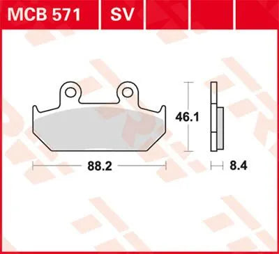 Trw All Round Sintered Metal Brake Pads - Front