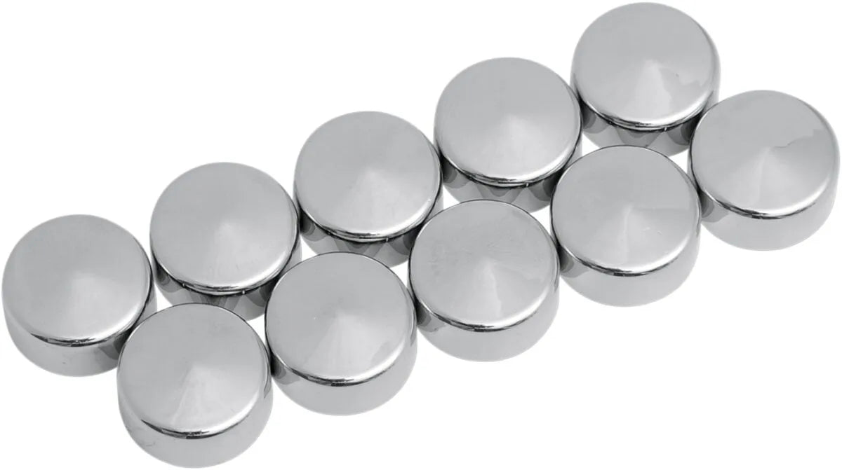 Drag Specialties Chrome Bolt Covers for Harley-Davidson Engines