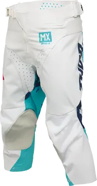 Thor Youth Launchmode Bleach Racewear Pants - Blue/Pink/White/Aqua