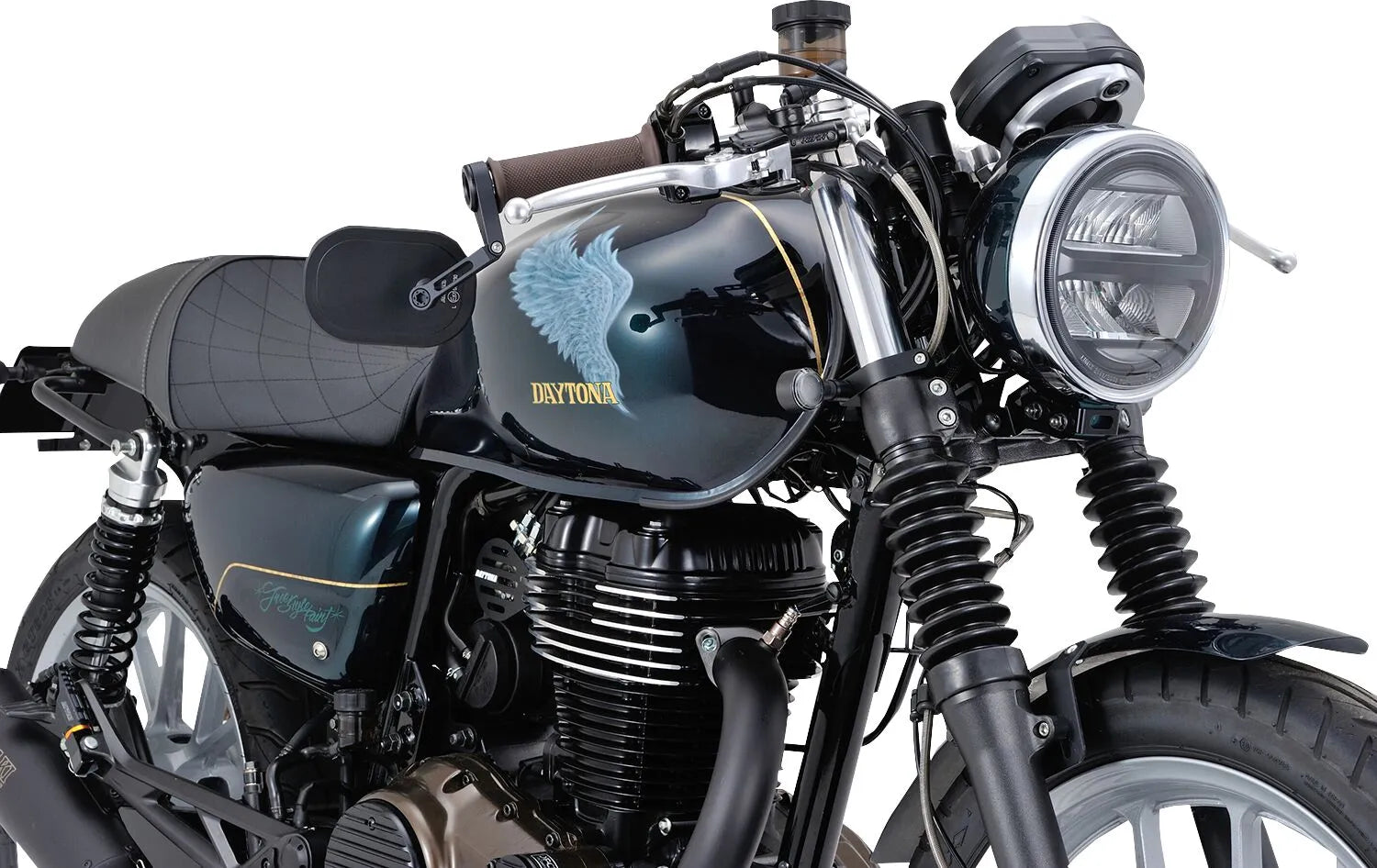 Daytona Bar End Mirror - Universal Motorcycle Mirror