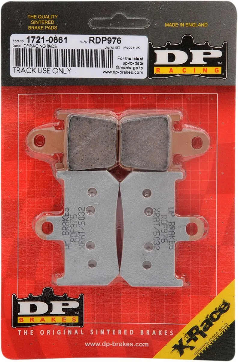 Dp Brakes Rdp X-race Titanium Sintered Brake Pads - Front