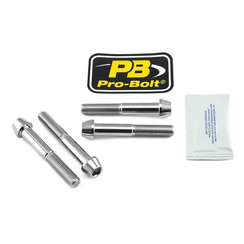 Pro Bolt Rostfritt Stål Bromsoksmonteringsbultsats