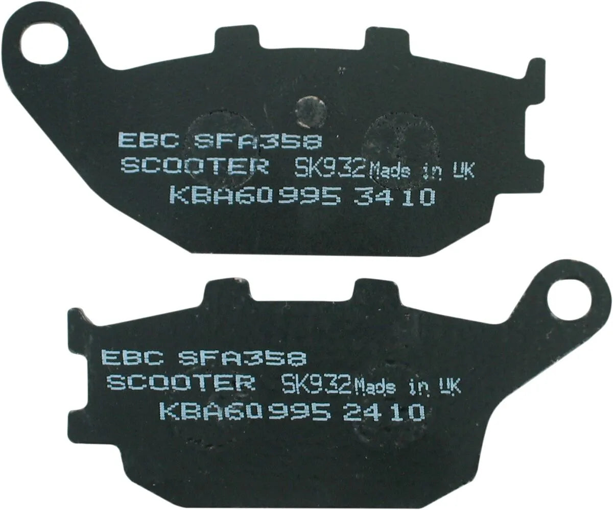 Ebc Sfa Scooter Bromsbelägg - Förbättrad Stoppkraft - Bak
