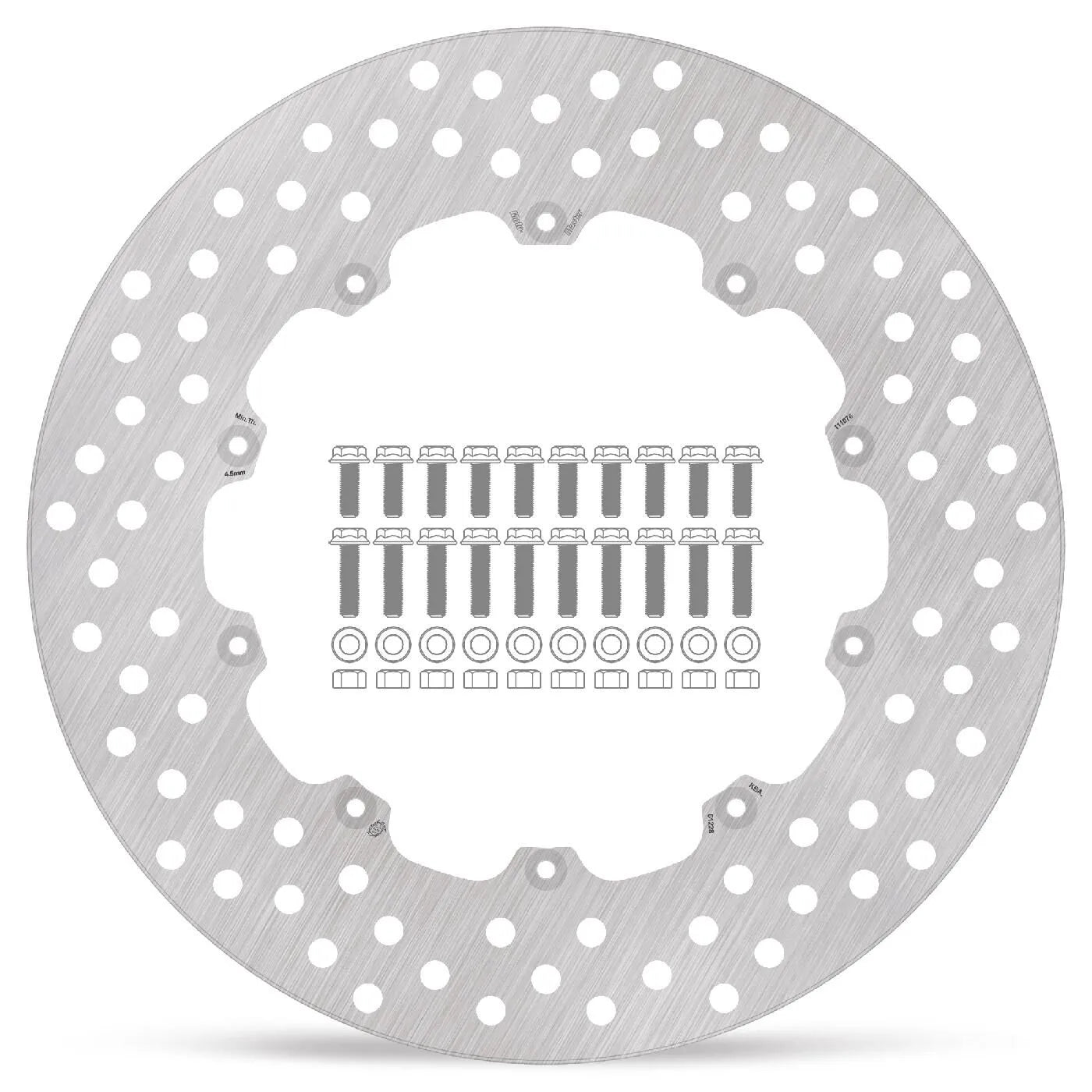 Moto-master Halo Series Fixed Brake Rotor - Front