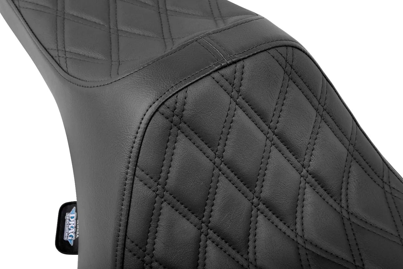 Drag Specialties Predator Iii Seat - Black - For Harley Davidson