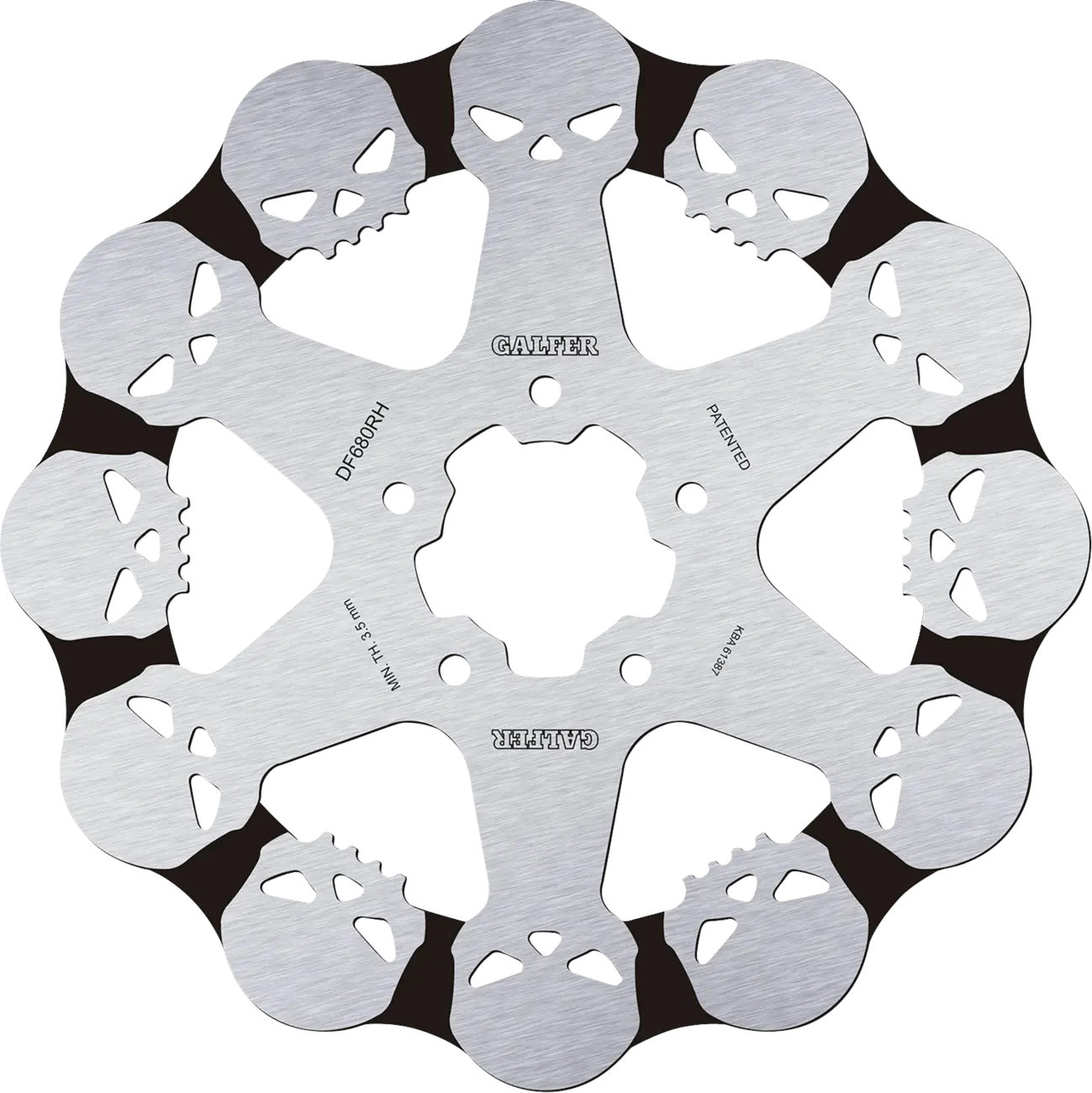 Galfer Skull Brake Rotor For Superior Braking - Front