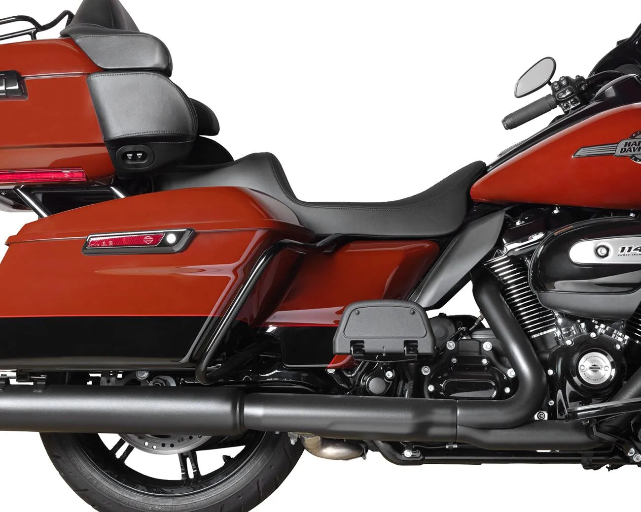 2-Up Drag Specialties Extended Reach Seat - For Harley Davidson